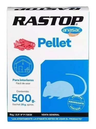 Rastop Pellet 500 Gramos