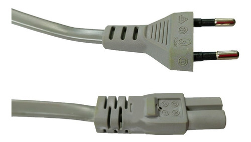 Cable Poder Tipo 8 Enchufe Nacional 1.5mts