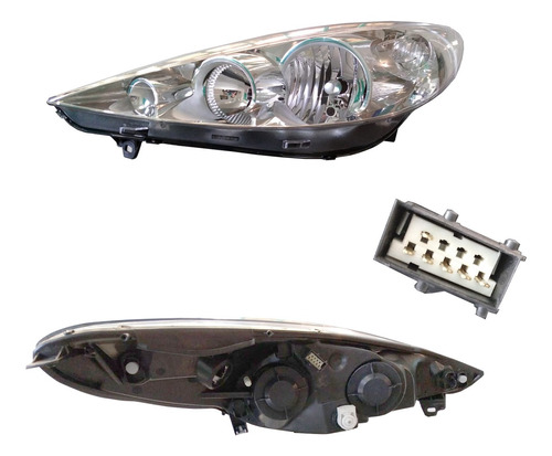 Faro Peugeot 207 Brasileño 2008 2009 2010 11 2012 2013 2014