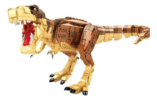 Tyrannosaurus Rex Dinosaurio Armable Compatible Con Lego