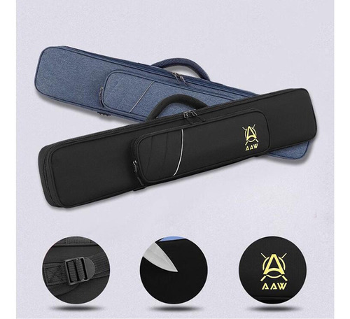 Fundas Para Tacos De Billar Con Correas Para Mochila, Azul