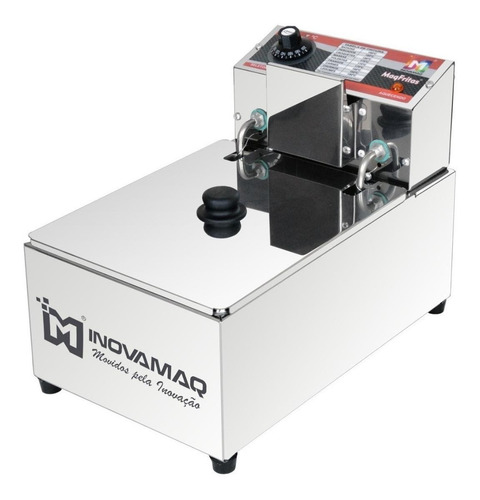 Imagem 2 de 4 de Fritadeira industrial elétrica Inovamaq FM-7.5L 5L prata 50 Hz x 60 Hz 127V