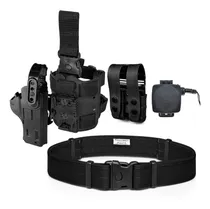 Comprar Kit Coldre Longo Perna Porta Carregador Cinto Fiel Retrátil