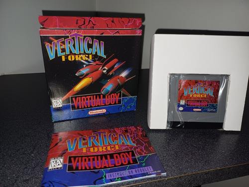 Vertical Force Para Virtual Boy Completo Caja Y Manual