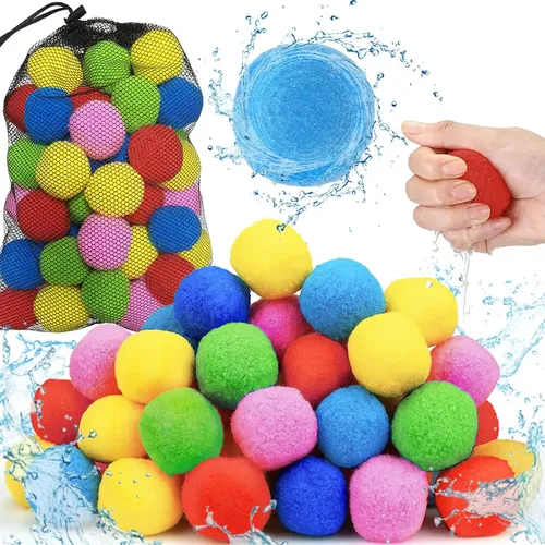 36 Globos De Agua De Silicona Reutilizables Para Niños – Juguetes De Piscina, Playa Y Fiestas Al Aire Libre