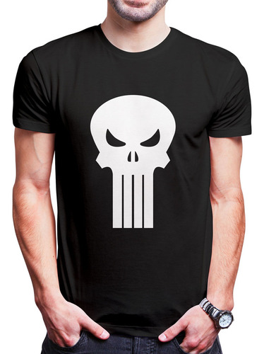 Polo Varon The Punisher (d0045 Boleto.store)