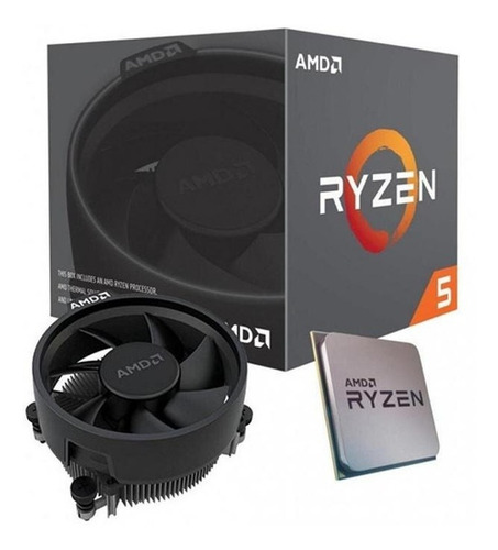 Processador gamer AMD Ryzen 5 5600G 100-100000252BOX de 6 núcleos e 4.4GHz de frequência com gráfica integrada