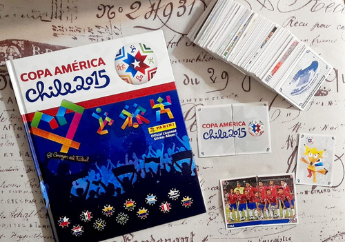 Imagen 1 de 1 de .- Album Copa America 2015 Tapa Dura Panini Completo A Pegar