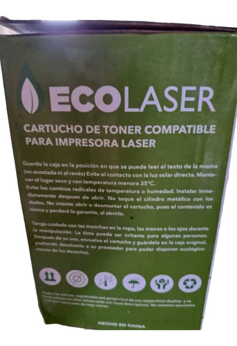 Cartuchos De Toner Compatibles Para Impresora Láser Ecolaser