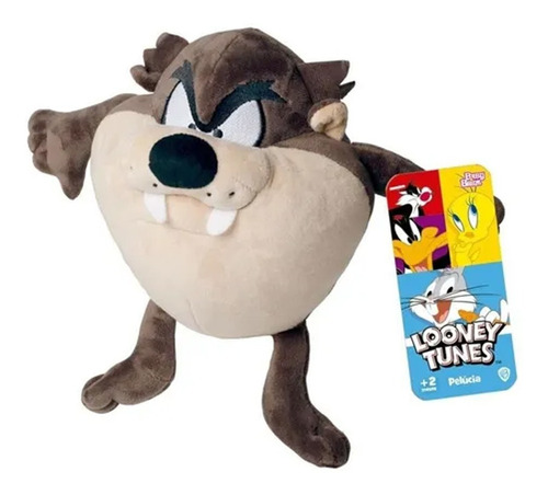 Pelúcia Brinquedo Boneco Taz-mania 28 Cm Looney Tunes