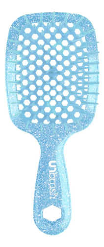 Cepillo Desenredante Mini Wet & Dry Unbrush, Azul Zafir...