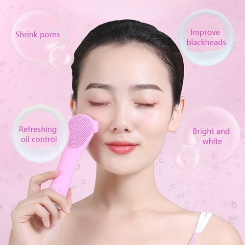 Imagen 4 de 8 de Limpiador Facial Electrico Cepillo Exfoliante Usb Recargable