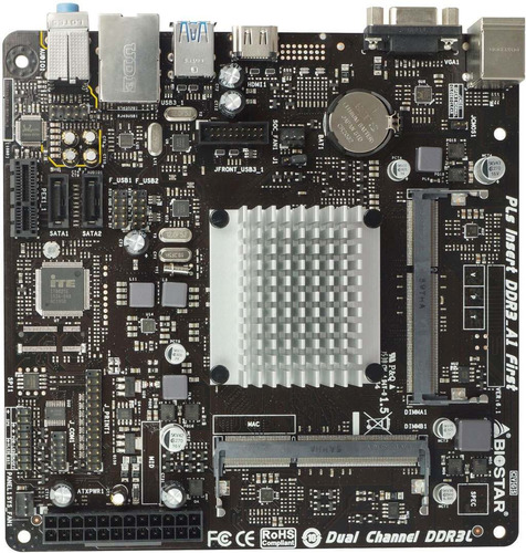Imagen 3 de 5 de Tarjeta Madre Procesador Dual Core J3060nh J1800