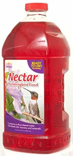 Manantiales Naturales Nectar Para Colibri Listo Para Usar 64