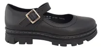Comprar Zapato Escolar Niñas Hebilla Ligeros Yuyin 22160 Piel Negro