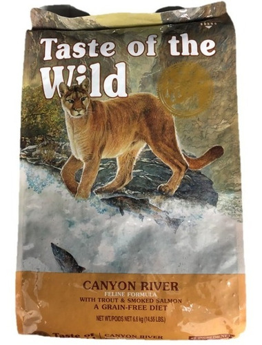 Alimento Para Gatos Taste Of The Wild Canion River 6,6 Kg -u