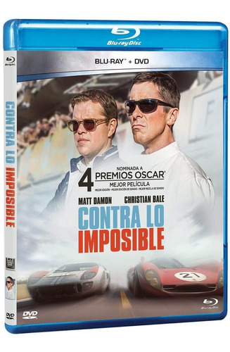 Ford Vs Ferrari Contra Lo Imposible Pelicula Blu-ray + Dvd