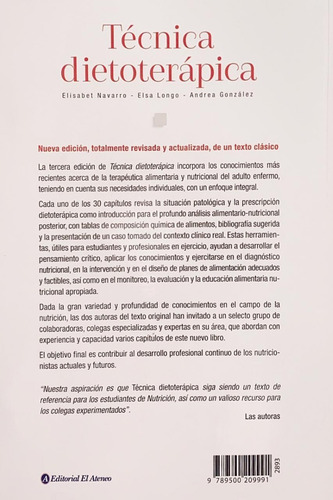 Longo Técnica Dietoterápica 3ed 2019 Novedad