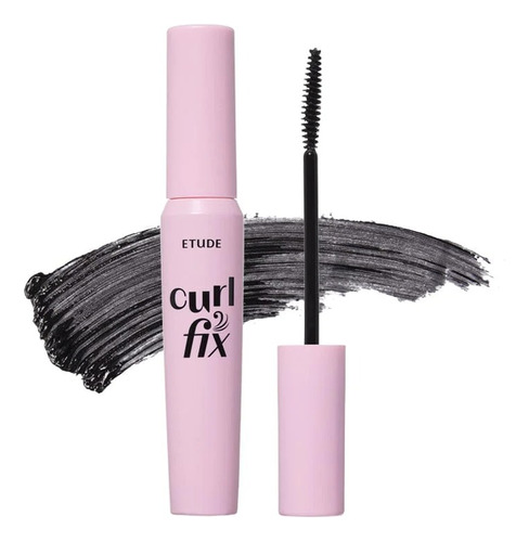 Etude Curl Fix Mascara 01 Black Waterproof Color 01 Negro