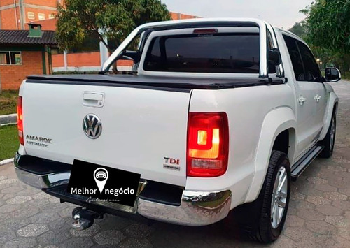 Imagem 6 de 15 de Volkswagen Amarok Highline Cd 2.0 Tdi Diesel Aut 2016 Branca
