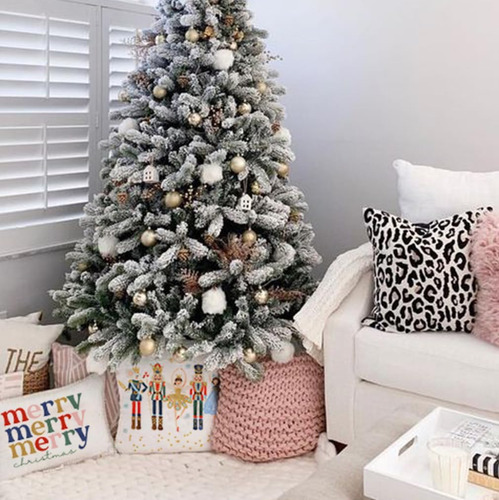 Juego De 4 Fundas De Almohada De Navidad De 18 X 18 Pul...