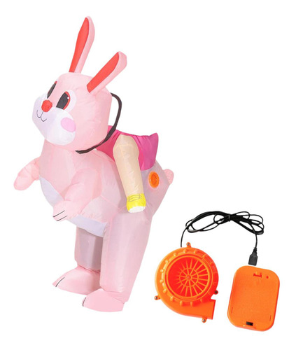 Disfraz Inflable De Conejo De Pascua Lindo Para Adolescente