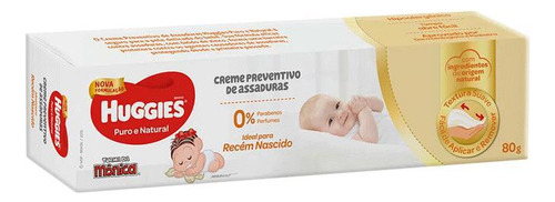 Creme Assaduras Huggies Turma Da Mônica 80g Óleo De Amêndoas