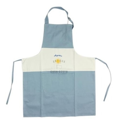 Delantal De Chef Cocina Argentina Unisex Algodon