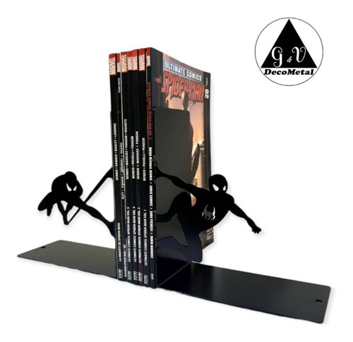 Imagen 2 de 5 de Sujeta Libros Hombre Araña Decometal Gv