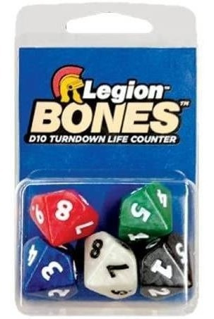 Legion Supplies - D10 Bones Life Counters - Paquete De 5