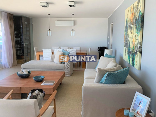 Imagen 2 de 30 de Apartamento Penthouse, 4 Dormitorios Y Dependencia, Brava, Punta Del Este, Alquiler
