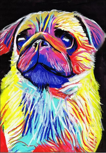 A Pintura De Diamante Para Bricolaje En 5d, Diseño Pug