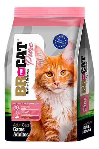 Br For Cat Salmon Adulto 10kg