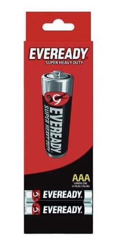 Pilas Eveready Aaa Superheavy Duty R03 Caja 24 Unidades