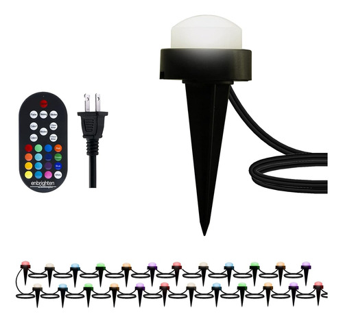 ~? Enbrighten Seasons Led Mini Luces De Paisaje De 68 Pies, 