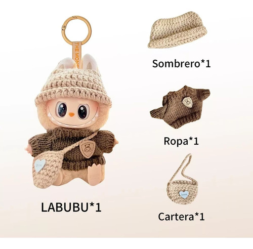 Ff Akasenko Labubu Accesorios, Labubus Ropa, Labubu Conjunto