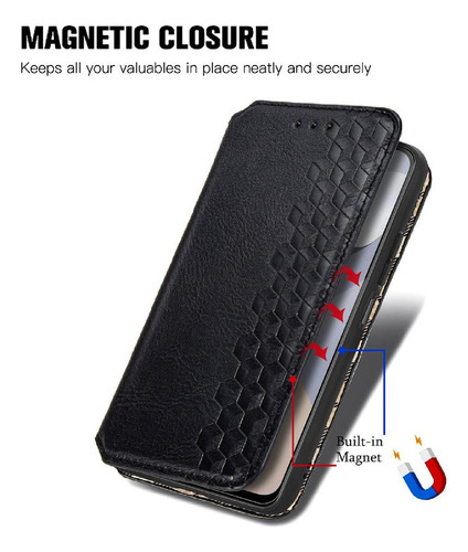 Funda For Zte A54 Funda De Cuero Con Diseño De Moda