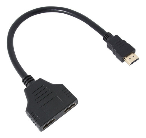 Hdmi 1 To 2 Dual Split Signal Adapter Cable\ Hdmi Mal 2024