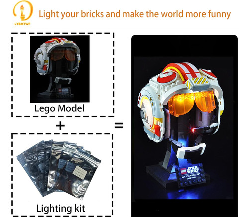Kit De Iluminación Lybmtwf Led Para Lego 75327, Compatible C