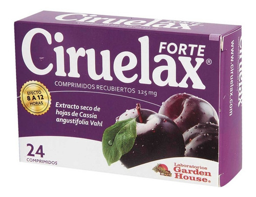 Ciruelax Forte Caja X 24 Cápsulas - Unidad a $1429
