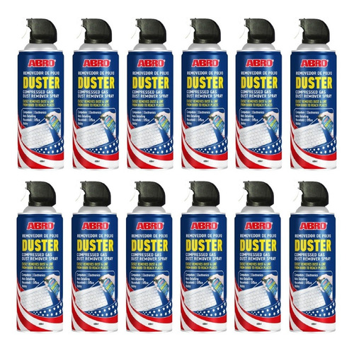 Aire Comprimido Removedor De Polvo Y Pelusa 400 Ml X 12 Und.