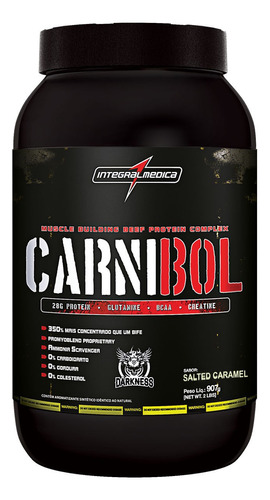 Carnibol Darkness 907g Salted Caramel - Integralmedica