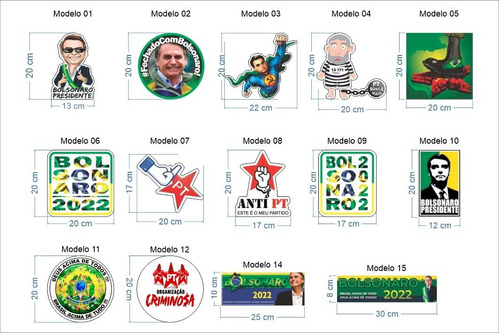Adesivo Eleições 2022 | Bolsonaro Presidente