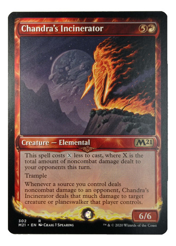 Carta Magic Chandra's Incinerator [m21] Mtg Elemental