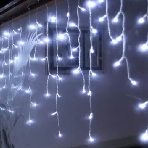 Luces Led De Navidad 3m Lluvia 8 Efectos Luz Fria Arroz 