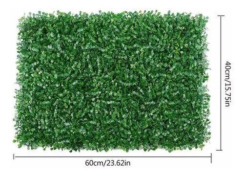 Imagen 3 de 9 de Cerco Panel Artificial Trébol Jardín Súper Tupido Decoracion