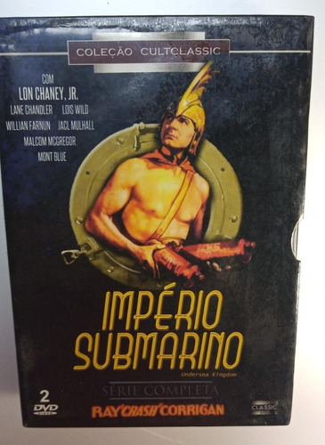 Box 2 Dvds Imperio Submarino Serie Completa Lon Chaney Jr