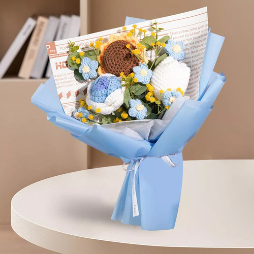 - Ramo De Flores Completo De Ganchillo, Ramo De Flores