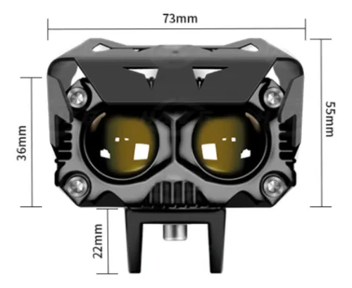 Exploradoras Para Moto Luz Led