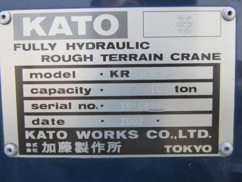 Imagen 8 de 15 de Grúa Todo Terreno Marca Kato Kr101, 10 Ton 2002